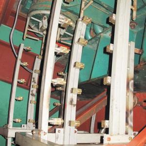 Guiding section and water sprayer pipe group